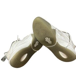 Men's Athletic Shoes White with Gum Sole